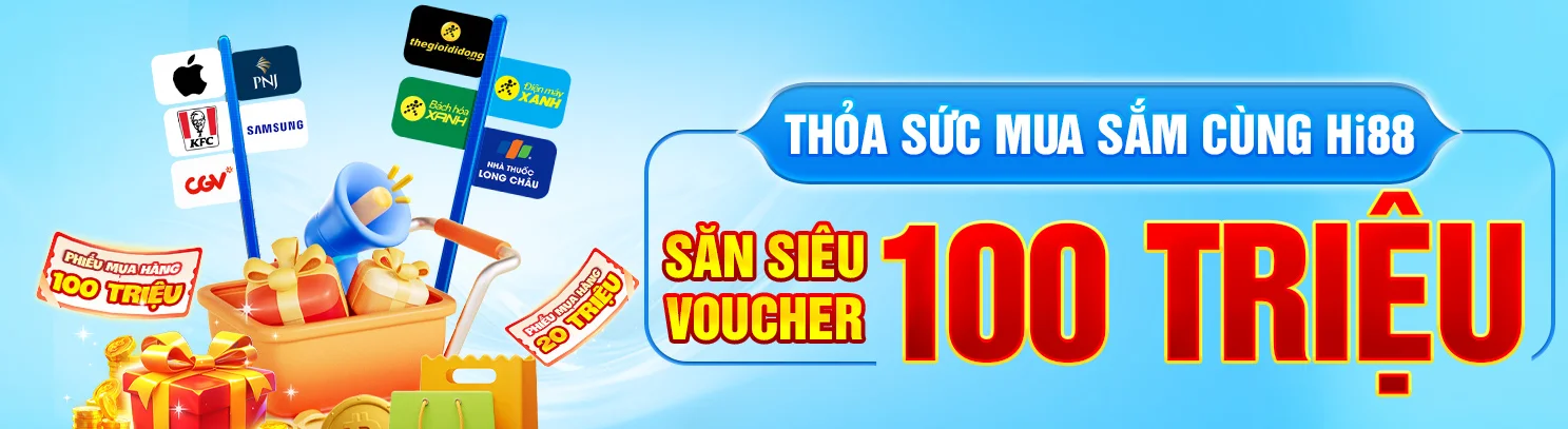 casino 100 million shopping voucher banner