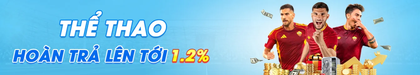 sports betting cashback up to 1.2% banner