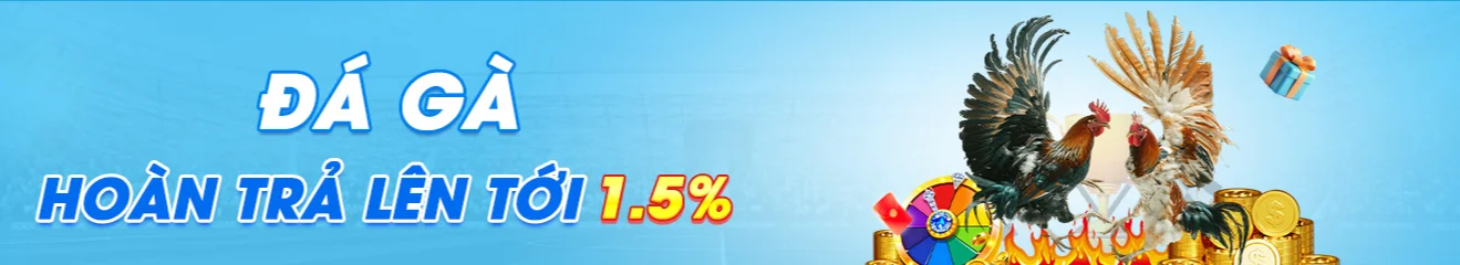cockfighting cashback up to 1.5% banner