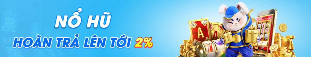 slots jackpot cashback up to 2% banner